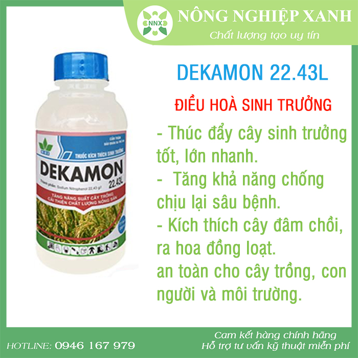 DEKAMON 22.43L Điều hòa sinh trưởng cây trồng 100ml