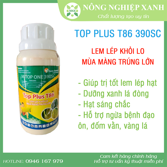 Thuốc trừ bệnh TOP PLUS T86 390SC 240ml