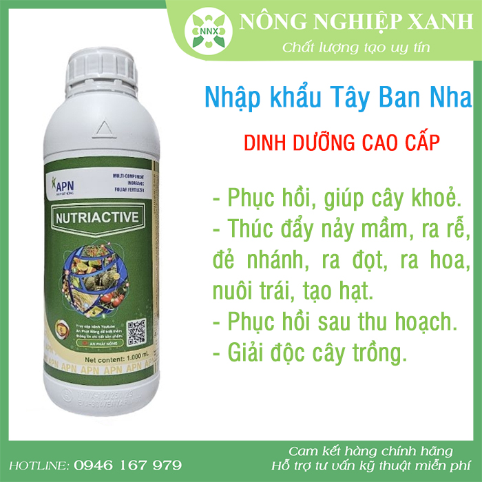 Dinh dưỡng cao cấp NUTRIACTIVE Tây Ban Nha